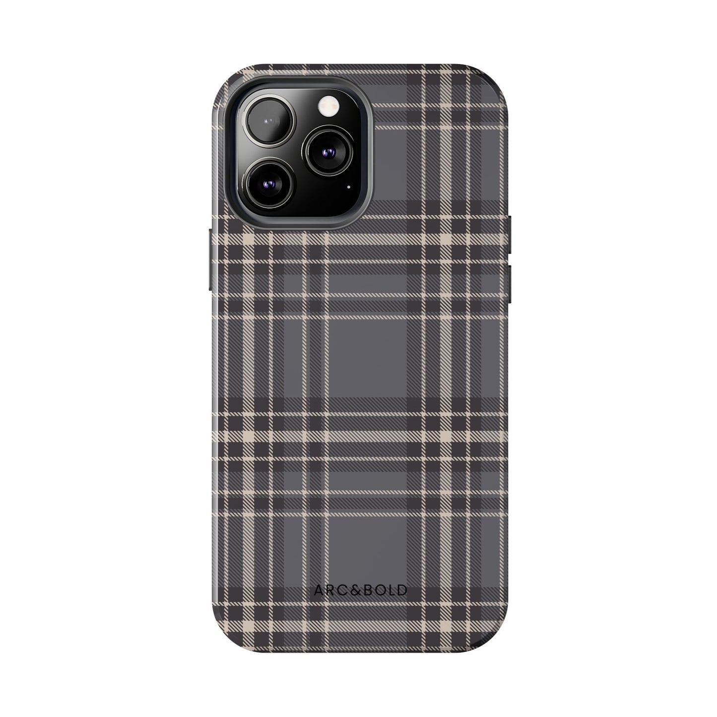 Monochrome Tartan - Tough Phone Case